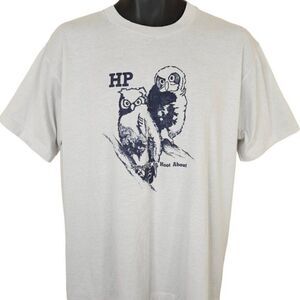 Hewlett Packard HP Owl T Shirt Vintage 70s 80s Something To Hoot About